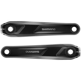 SHIMANO STEPS FC-EM600 crank arm set, 160 mm, without chainguard, Black, EFCEM600MXXL