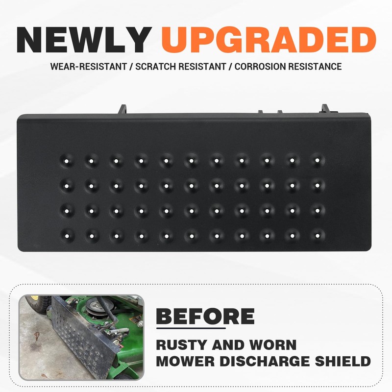 ACS6000B Mower Chute Blocker Discharge Shield Compatible with Bad Boy
