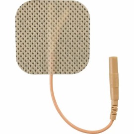 PREMU 12ps tan cloth ELECTRODE 1.5" x 1.5" for InTENSity Select Combo TENS & EMS UNIT