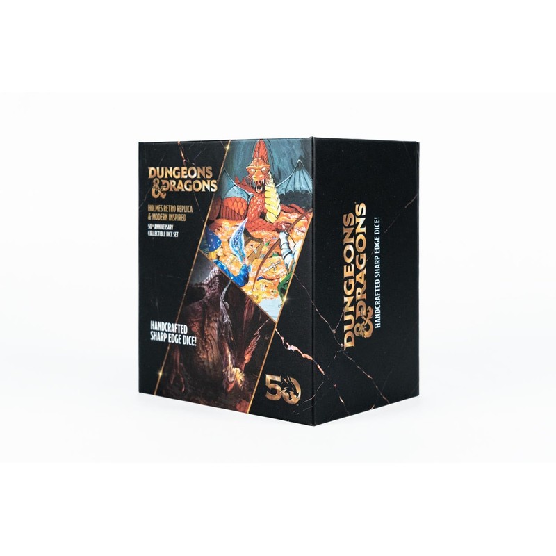 FanRoll D&D Dice Set 50th Wedding Anniversary Then Now Commemorative
