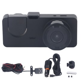 Car Dash Camera 1080P HD Night Vision 2.0in IPS 3 Lens Car Camera Recorder 24H Parking Mode