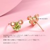 Cute Mickey Earrings, Women's Earrings, Birthstone, 925 Sterling Silver, Hypoallergenic,
