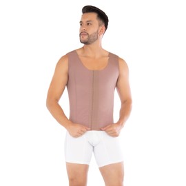 FAJAS DISENOS D'PRADA DELIE Faja Colombiana for Men 017 High Compression Mens Shapewear Vest Shaper Faja para Hombre