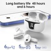 ePalZoneXP Wireless Earbuds Bluetooth 5.3 Headphones with 4 Noise Cancelling