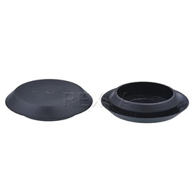 Rexka Flush Sheet Metal Plugs Plastic 7/8" Hole Black (Pack of 100)