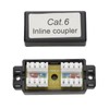 kenable Inline Punch Down Coupler for Lan Cables CAT6 Black