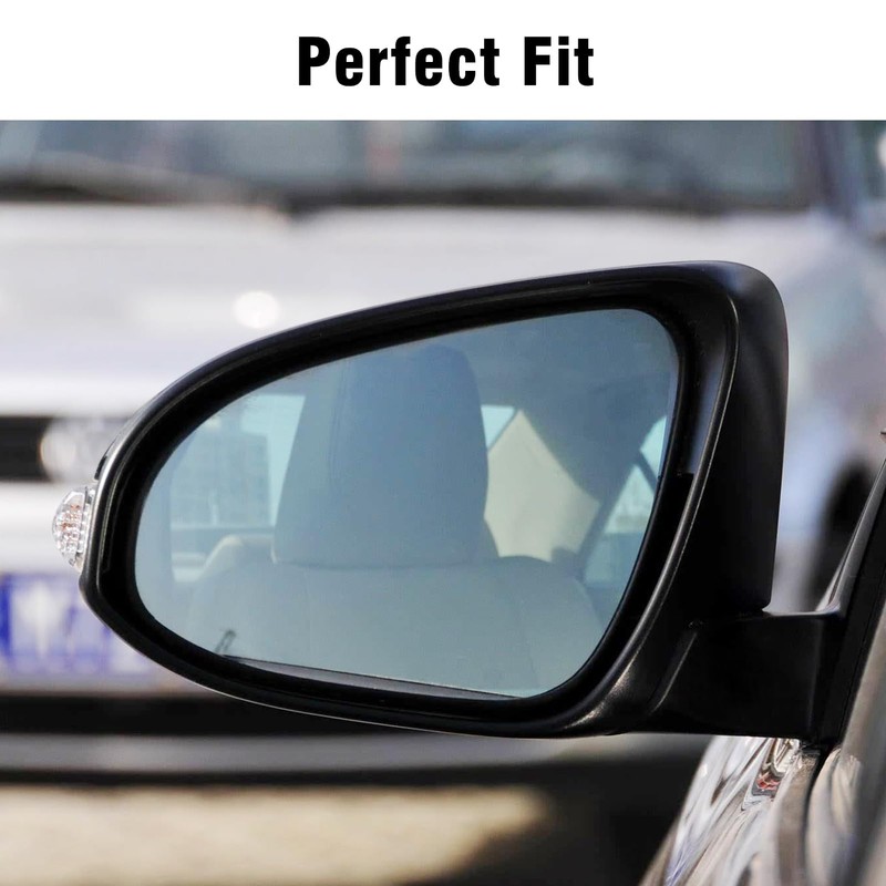 OWITAT Heated Mirror Glass Compatible with Toyota Camry 2012-2017/Avalon 2013-2018,Left