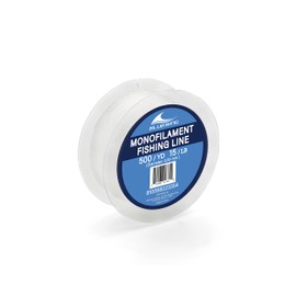 BLUEWING Monofilament Fishing Line Clear Invisible Thin Diameter Fishing String Mono Fishing Line, Dia.0.33mm*500YD*15LB