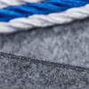 Relaxdays Bavarian Costume Hat, Set of 5, Blue/White Cord, Felt