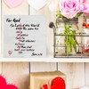 Christian Valentines Decor, Rustic John 3:16 Bible Verse Scriptures Wooden