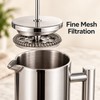 350mL Double-Wall 304 Stainless Steel French Press Coffee Maker with