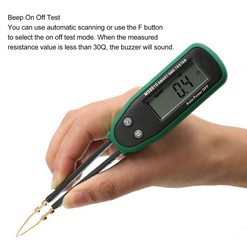 Smart SMD Tester Chip Diode Resistor Capacitor Digital Tweezer Electronic