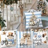 Artmag Christmas Pillow Covers 18x18 inch Set of 4 Snowman