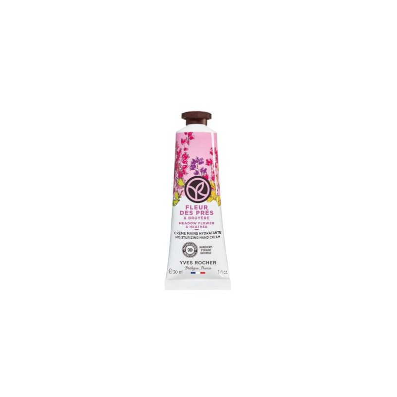 Yves Rocher, Crema para Manos Humectante, Flor Silvestre/Brezo, 30 ml,