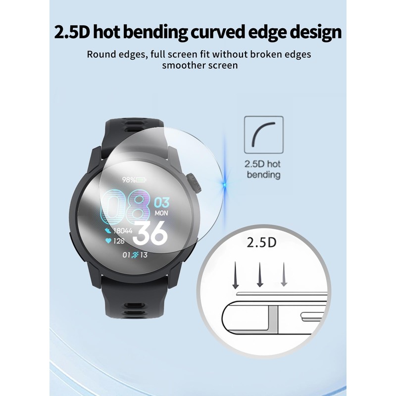 FJIASTB 3-Pack Screen Protector for COROS PACE 4 Smart Watch
