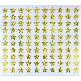 Storm&Lighthouse 600 x Star Stickers Gold Stickers Stars Mini Teacher Reward Stickers Scrapbook Stars for Crafts Glitter Art and Craft Classroom Resource (Gold)