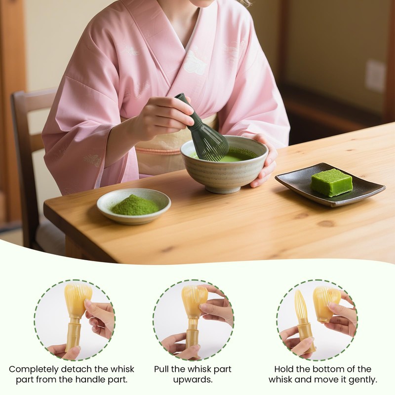 Anei Matcha Whisk - Resin Matcha Whisk, Dishwasher Safe, Traditional