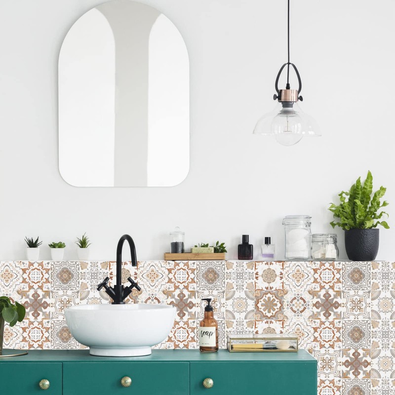24 Pcs Peel and Stick Tile Backsplash Self-Adhesive Tile Sticker