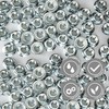 50 x Flange Nuts with Locking Toothing M8 - Serrated