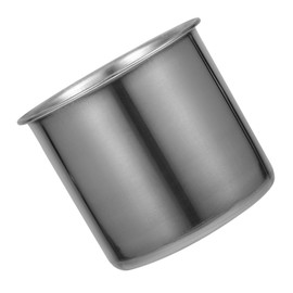 KICHOUSE 150ml Rice Measuring Cup Stainless Steel No Scale Easy to Carry Household Measuring Cup Rice Baking Dairy Container