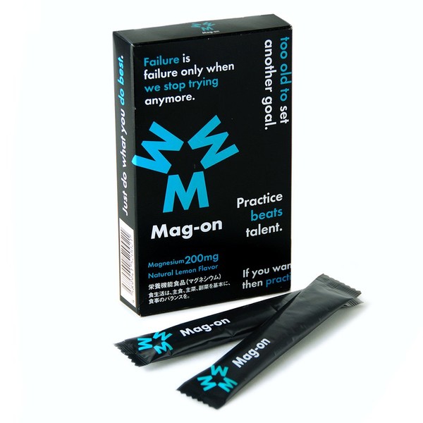 Mag – on8 Bao with Retention System for Athletes, Water Soluble magunesiumusapurimento magu・on