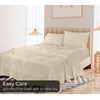 Royale Linens Bamboo Viscose Twin Flat Sheets Only - Cooling
