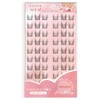 DZANIK Partial False Eyelashes, No Glue, Easy Installation, No Glue