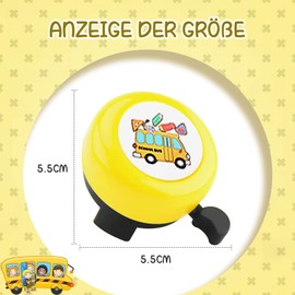 Bicycle Bell Children, Girls Boys Bell Bicycle Bell Bicycle Ring Bell for Road Bike Mountain Bike Children's Bicycles Yellow