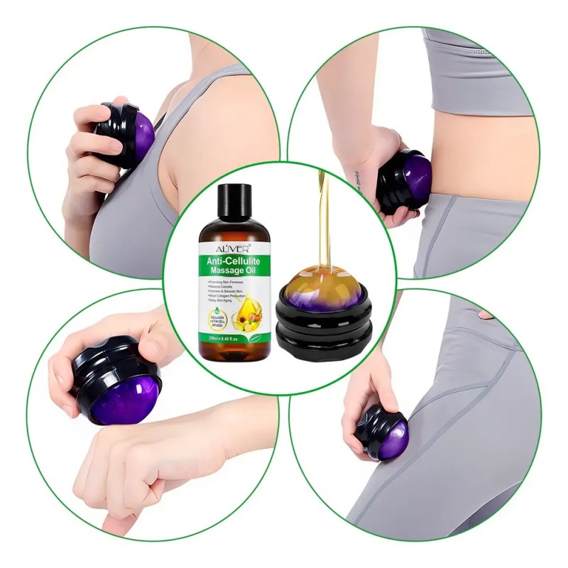 Aceite Masaje Corporal Aliver Anticelulitis Moldeador 250ml