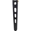 Tapered Black Aluminum Sprint Pitman Arm, 10 Degree Offset
