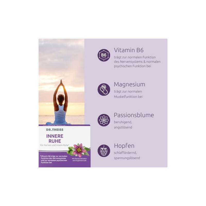 DR.THEISS Inner Peace Tablets Contributes to the Normal Function of