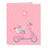 Safta Moos Passion Folder with 4 Rings, Ideal for Children