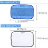 Keepow 10 Micro Cloths for iRobot Braava 390t 390 380t