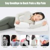 HOMBYS U Shaped Contoured Support Pillow & Wedge Pillow for