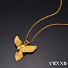 VEXXS Men's Cross Necklace with Praying Hands Cross / Angel