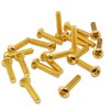 Musiclily Basic 3.5x18mm Metal Millimeter Thread Telecaster Bridge Pickup Screw