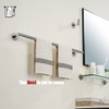 JQK Bathroom Hardware Set Polished Steel, 5-Piece Bath Accessories Set