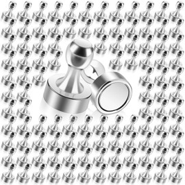 MIN CI Pack of 120 Neodymium Magnets, Extra Strong, Mini Magnets for Magnetic Board, Whiteboard, Fridge, Notice Board and Music Magnets