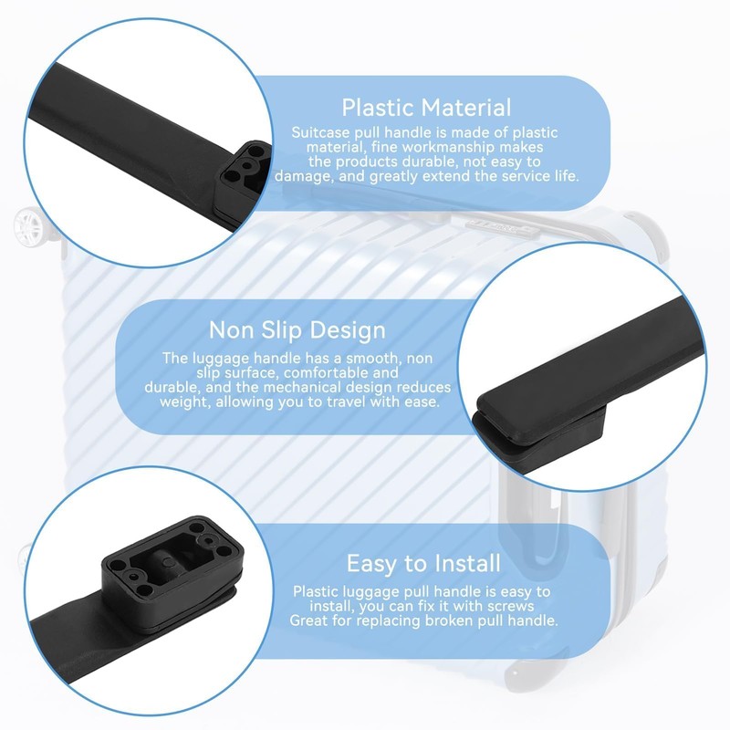 Luggage Suitcase Handle, 20 cm / 7.9 Inch Durable Replacement