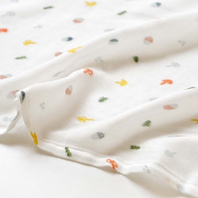 Hoppetta 23111029 Baby Swaddle, White