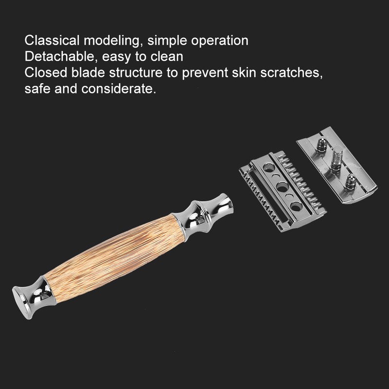 Household Men Manual Shaver Portable Hair Salon Detachable Beard Body