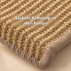 Floordirekt Stair Mats Sisal Pearl Cream Semicircular 25 x 65