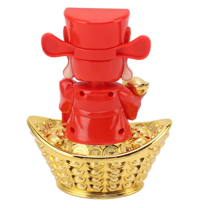 God of Wealth Statue Sunlight Power Vivid Delicate Nodding God