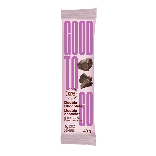 Good To Go Keto Snack Bar Double Chocolate 40g X 9