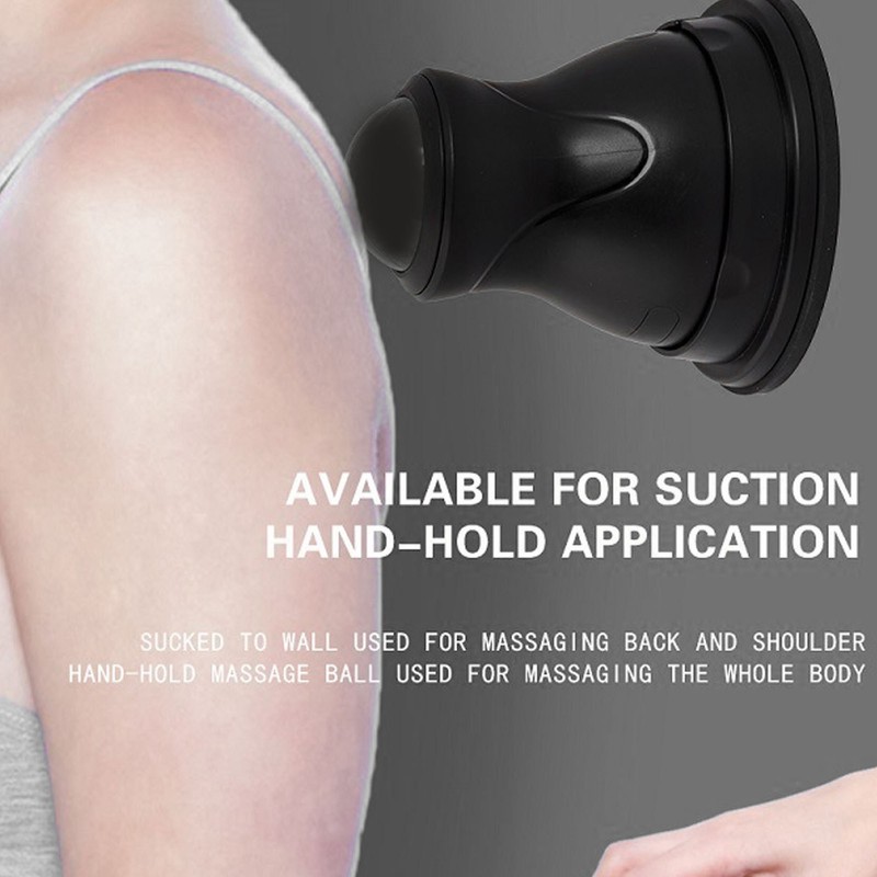 Electric Massage Roller Suction Cup Vibration Wall Mounting Muscle Massage