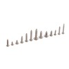 240Pcs Self Tapping Screws Cross Pan Head Stainless Steel M3