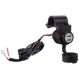 Kitaco 80-757-90000 USB Power Supply (2 Port Type), General Purpose, For 12V Cars