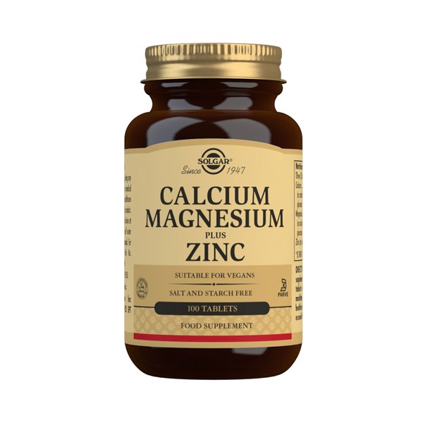 Solgar Calcium Magnesium Plus Zinc - 250 tablets