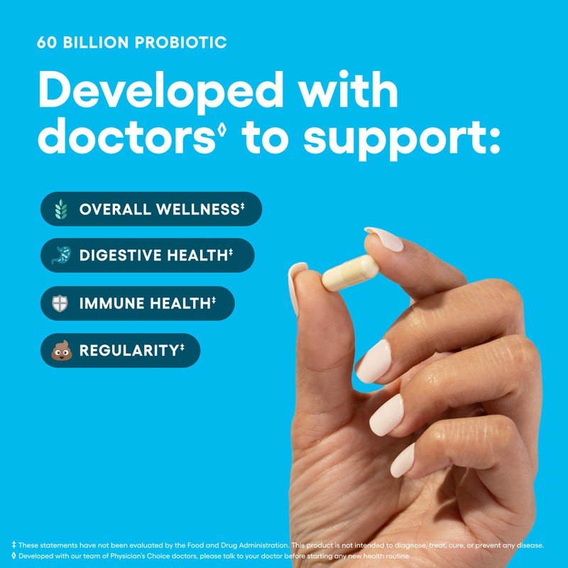 Physician's CHOICE Probiotics 60 Billion CFU - 10 Strains +