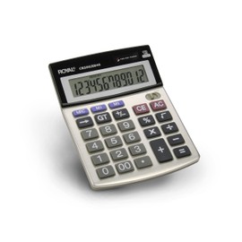 Royal CE250/XE48 Calculadora de Escritorio, Pantalla Inclinada de 12 Dígitos